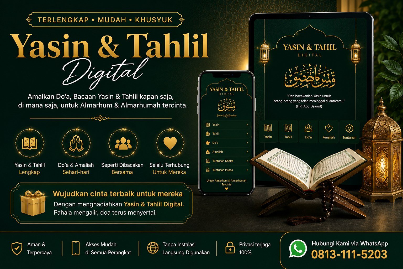 Slider Yasin & Tahlil
