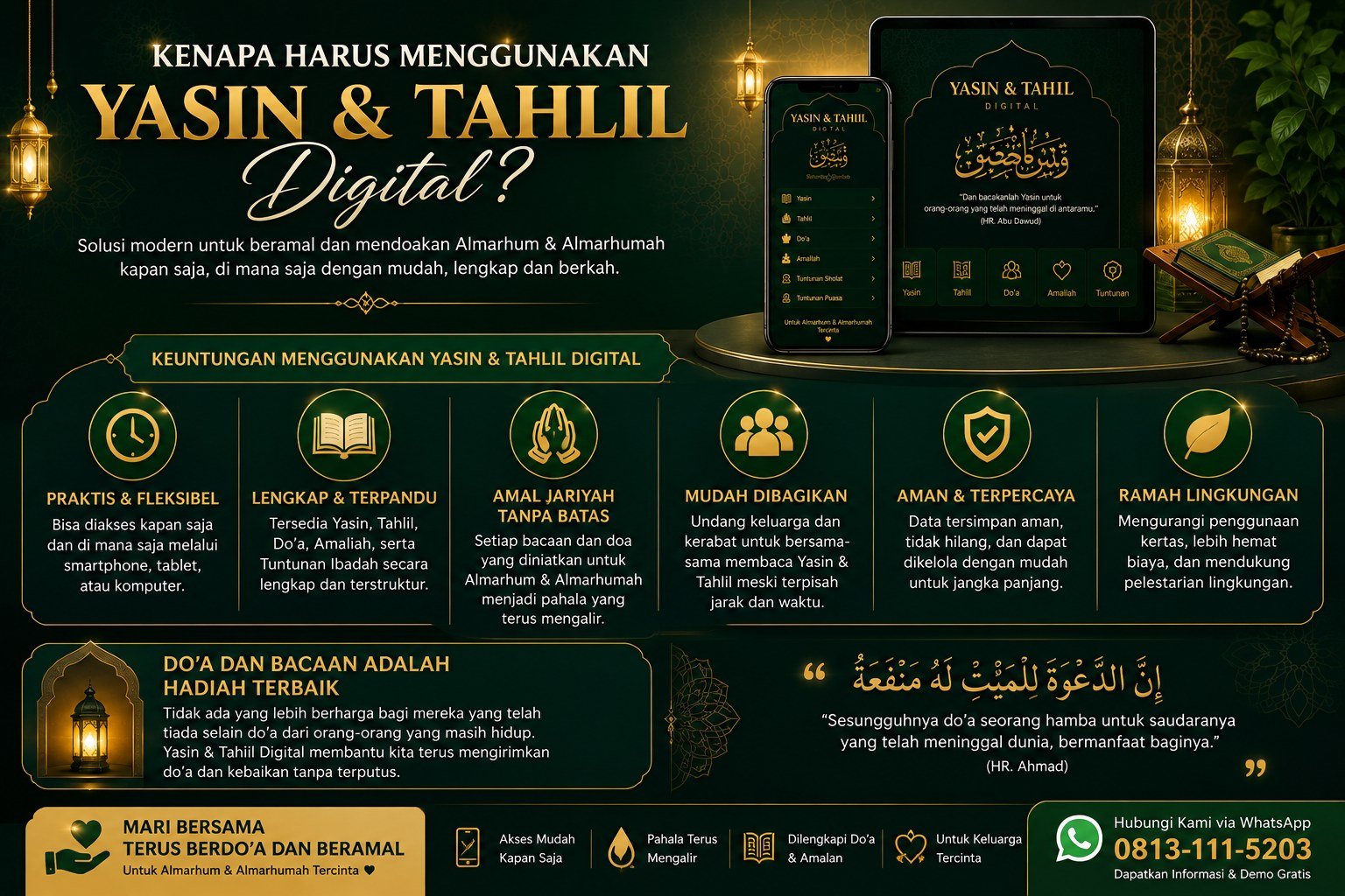 Slider Yasin & Tahlil
