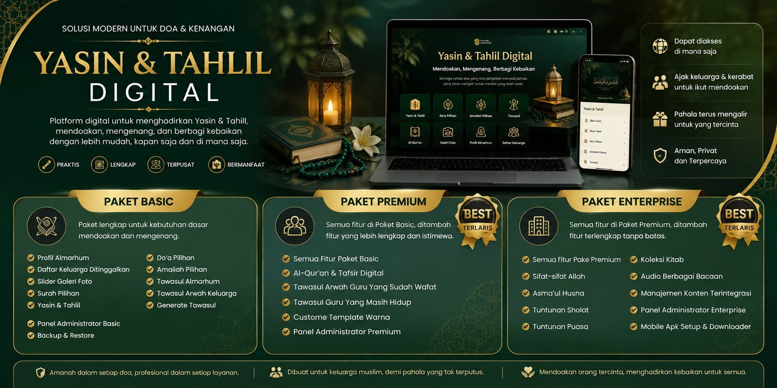 Slider Yasin & Tahlil